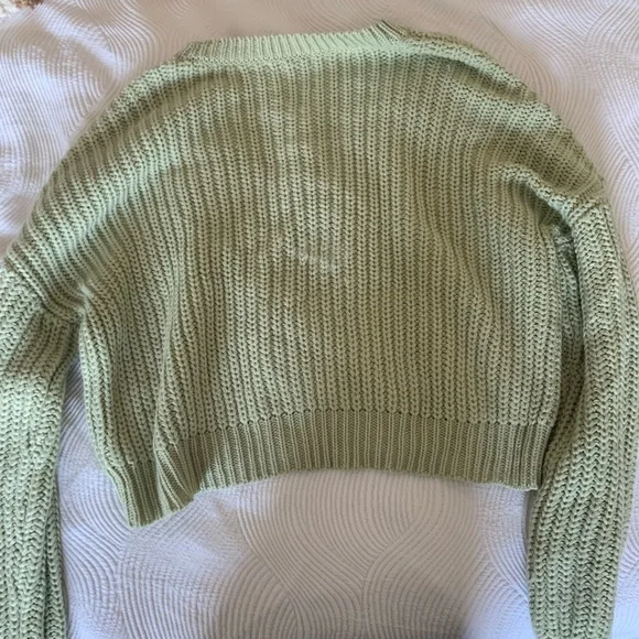 🌙Pacsun chunky oversized Sage Sweater! - Picture 4 of 4